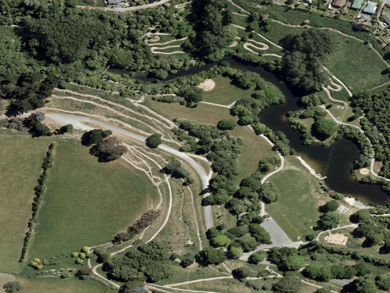 aerial view of West Curcuit and the ground around it
