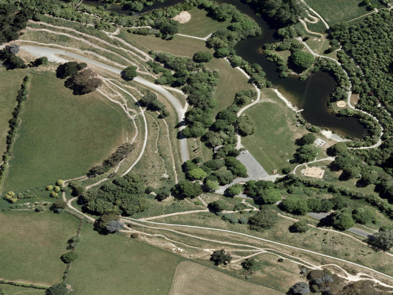 aerial view of West Curcuit and the ground around it