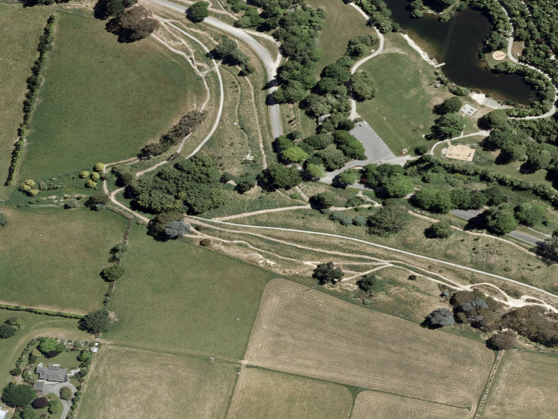 aerial view of East Curcuit and the ground around it