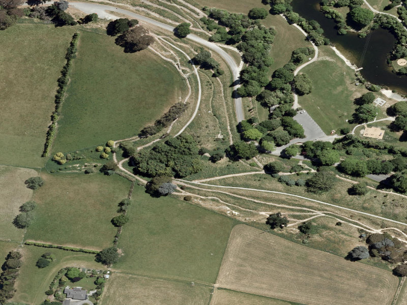 aerial view of East Curcuit and the ground around it