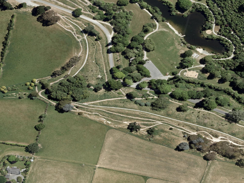 aerial view of East Curcuit and the ground around it