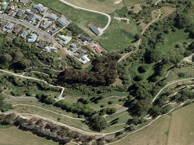 aerial view of The Summit and the ground around it