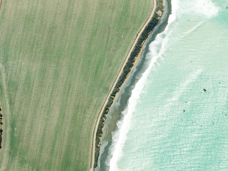 aerial view of Jack's Point Walkway and the ground around it