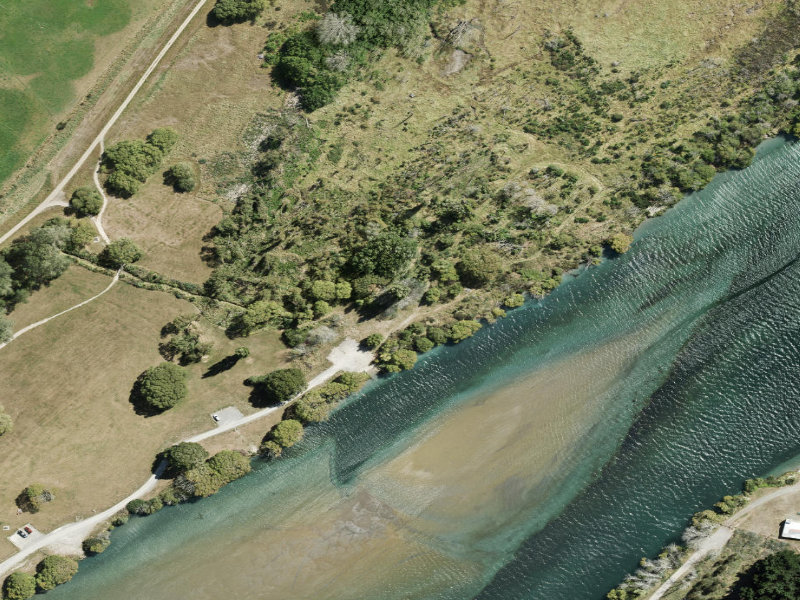 aerial view of Short Walk and the ground around it
