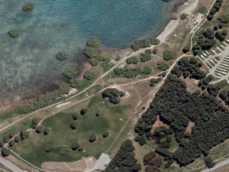 aerial view of Combined Mtb And Walk and the ground around it