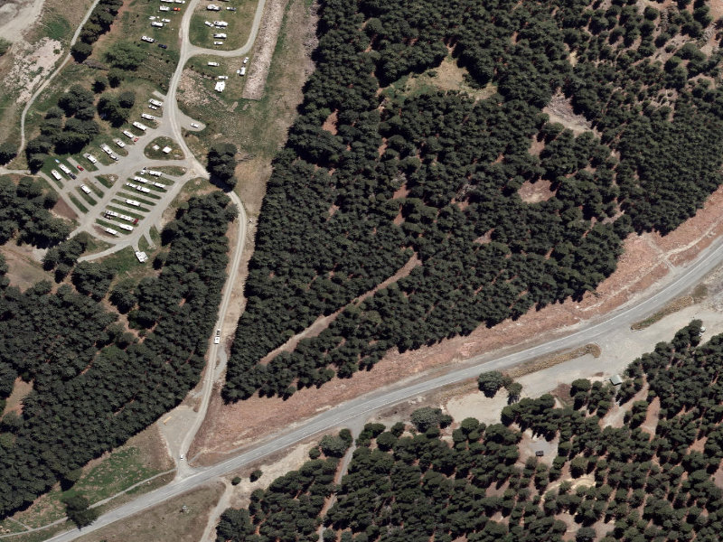 aerial view of Combined Mtb And Walk and the ground around it