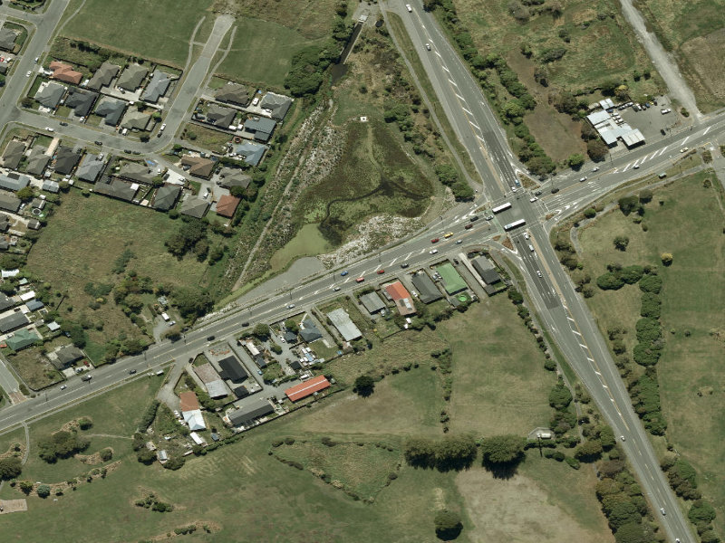 aerial view of Walk and bike track through Bexley and the ground around it