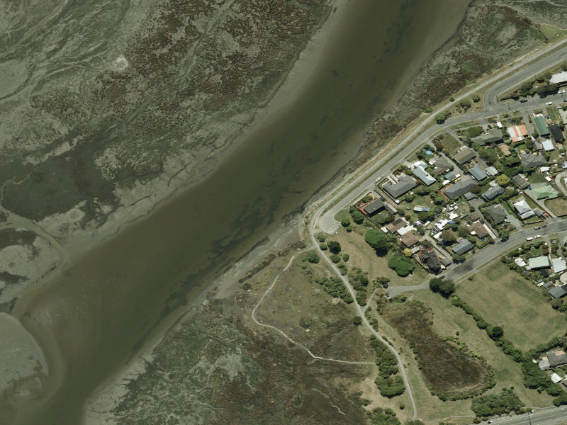 aerial view of Walk and bike track through Bexley and the ground around it