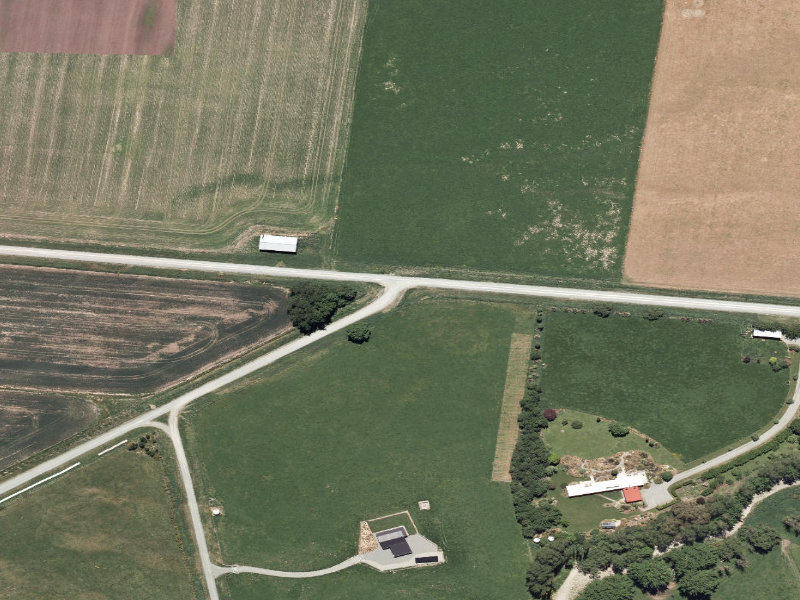 aerial view of Jack Lovelock Track and the ground around it