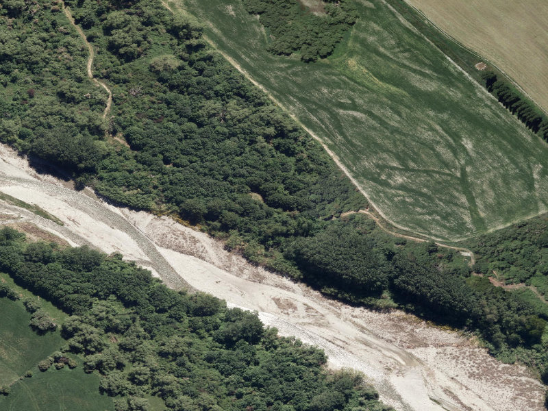 aerial view of Fairlie To Kimbell Track and the ground around it