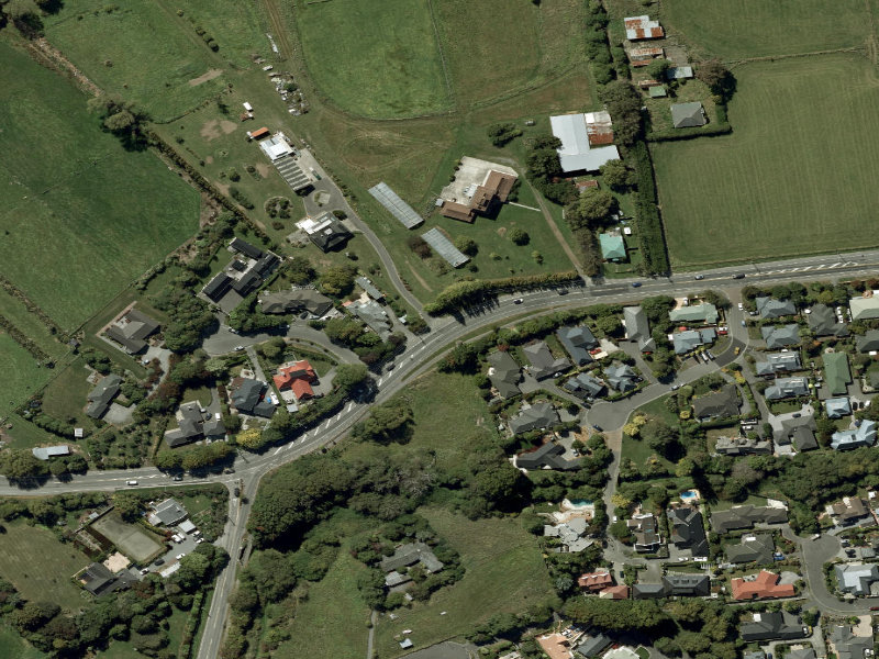 aerial view of Walk and bike track through Westmorland and the ground around it