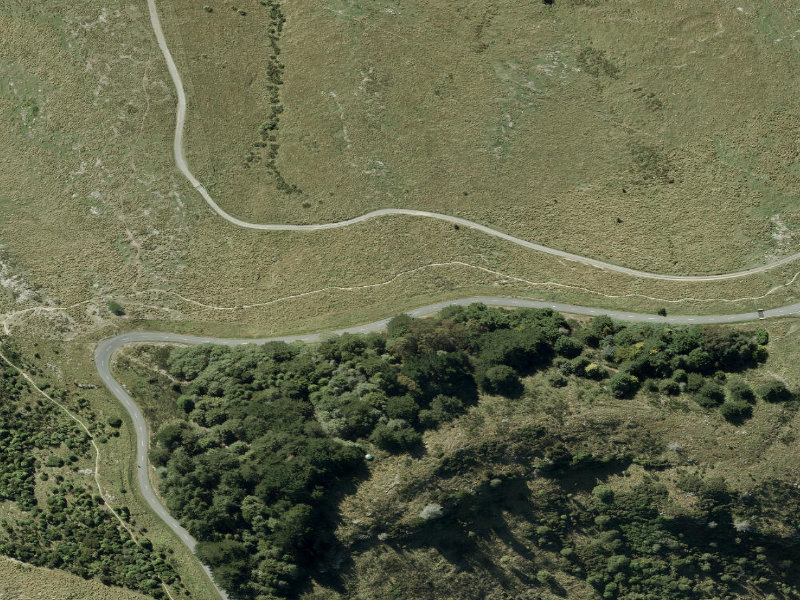 aerial view of Walk and bike track through Cashmere and the ground around it