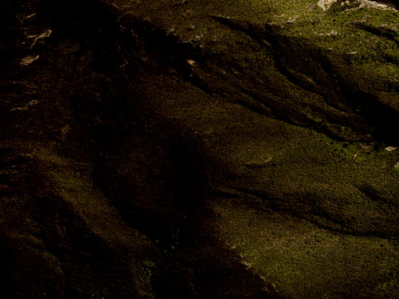 aerial view of Little Mp and the ground around it