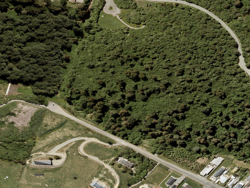 aerial view of Talbot Forest and the ground around it