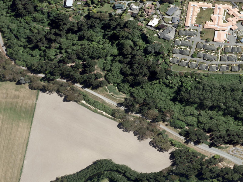aerial view of West Curcuit and the ground around it