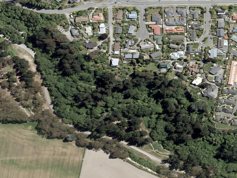 aerial view of West Curcuit and the ground around it
