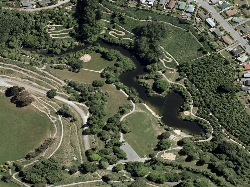 aerial view of West Curcuit and the ground around it