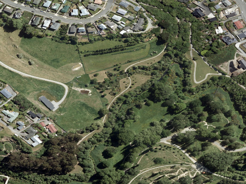 aerial view of East Curcuit and the ground around it