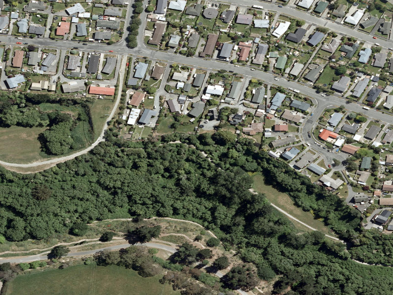 aerial view of West Curcuit and the ground around it