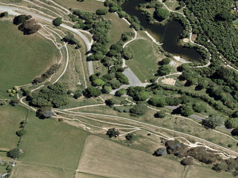 aerial view of East Curcuit and the ground around it