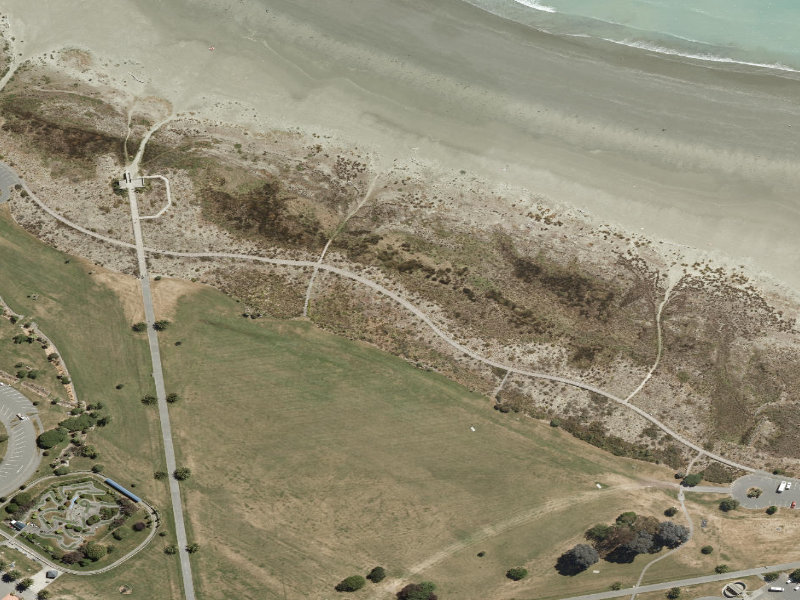 aerial view of Marine Parade - Boardwalk and the ground around it