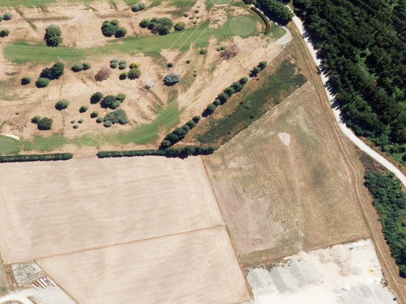 aerial view of Orari River Mountain Bike Tracks and the ground around it