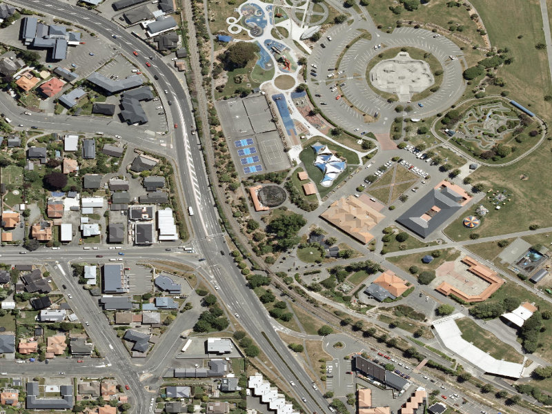 aerial view of Aviary Paths and the ground around it