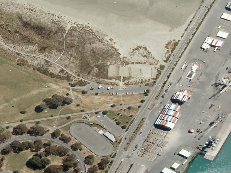 aerial view of Marine Parade - Boardwalk and the ground around it