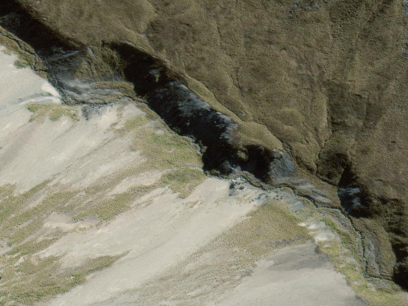 aerial view of Mesopotamia Station and the ground around it