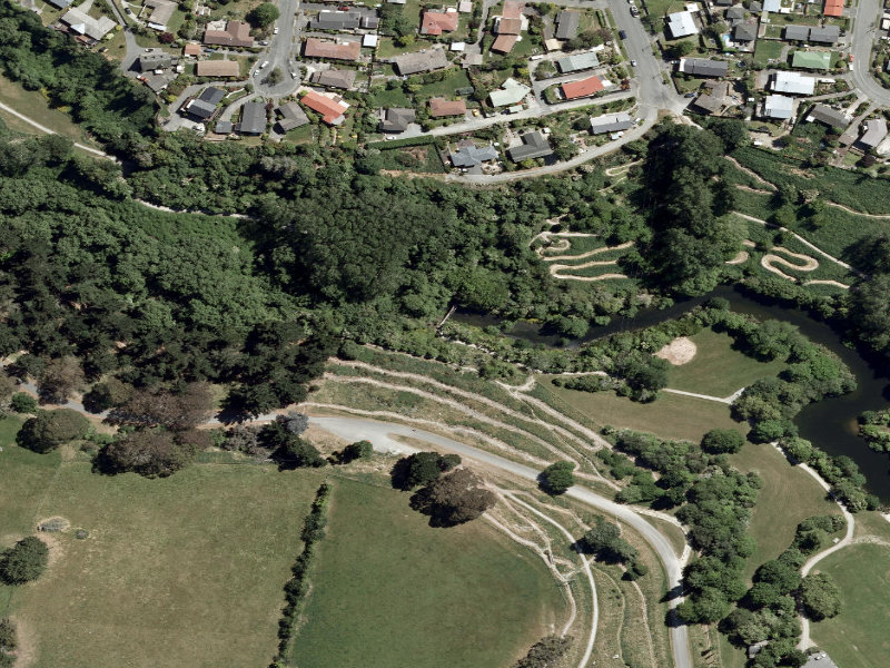 aerial view of West Curcuit and the ground around it