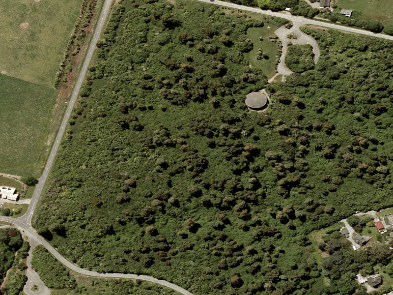 aerial view of Talbot Forest and the ground around it
