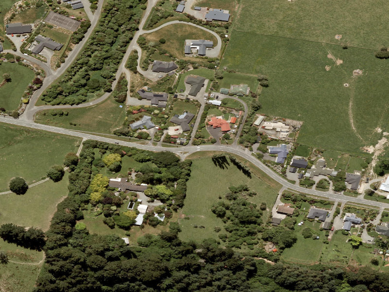 aerial view of Pye Road Footpath and the ground around it