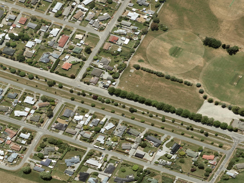aerial view of Pleasant Point Domain / Golf Course and the ground around it