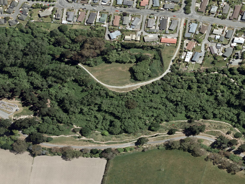 aerial view of West Curcuit and the ground around it