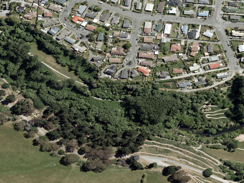 aerial view of Alternative Route and the ground around it
