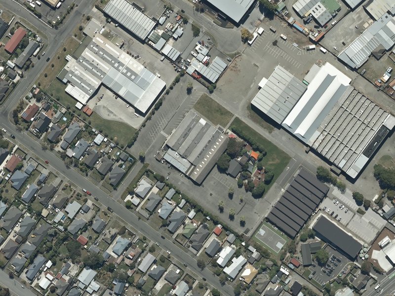 aerial view of Celebration Centre Church and the ground around it