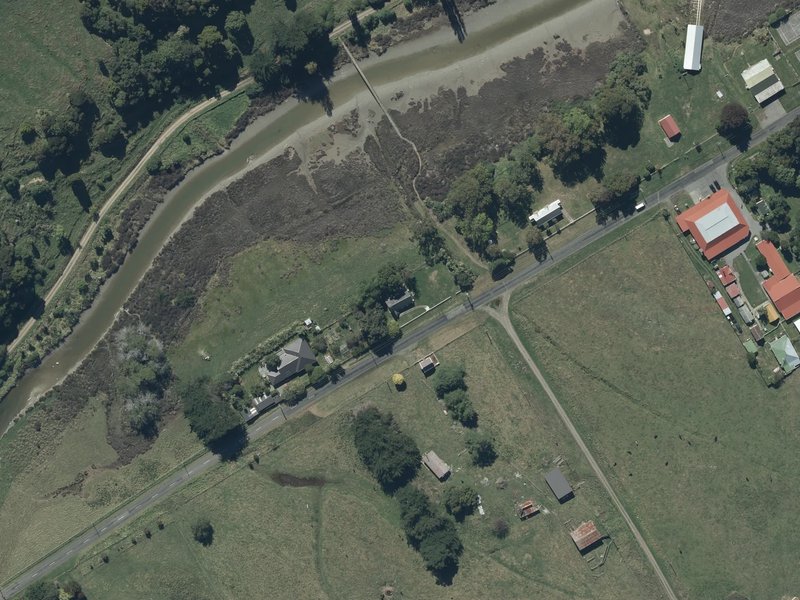 aerial view of Saint John the Evangelist and the ground around it