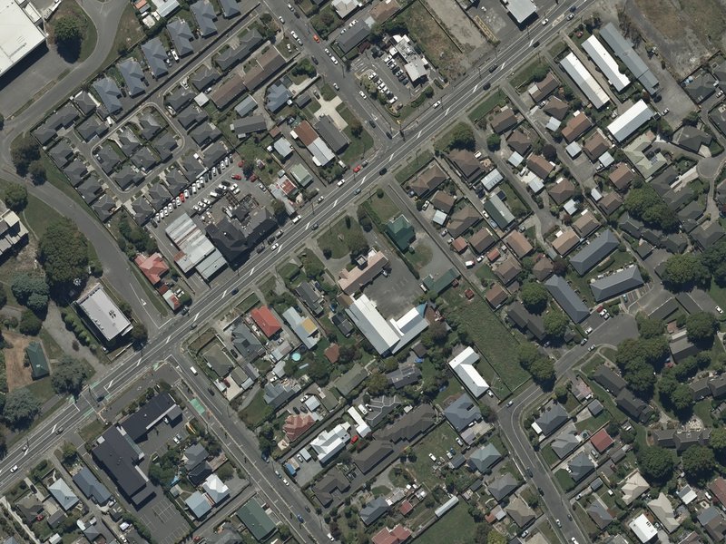aerial view of St Martin's - Spreydon and the ground around it