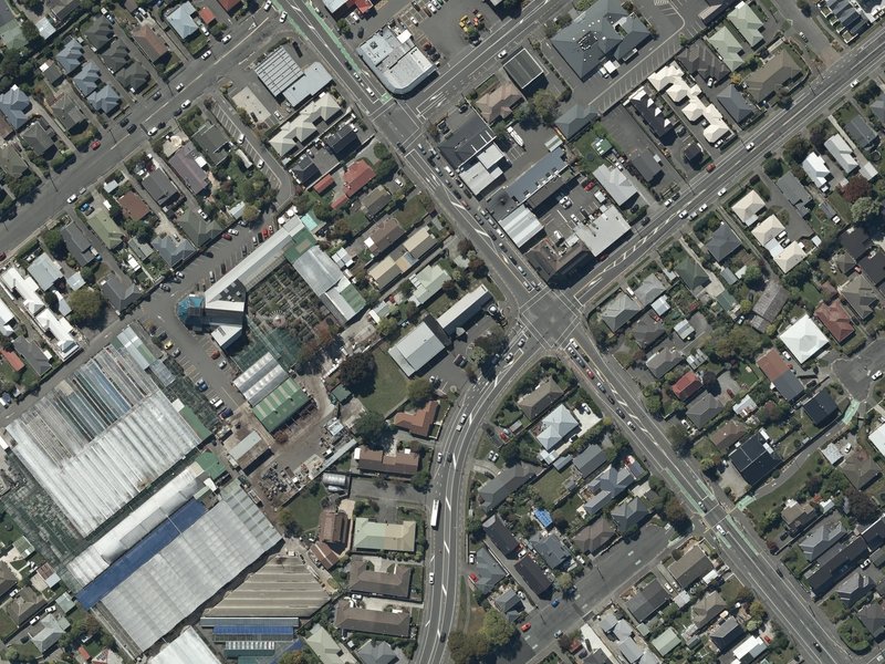 aerial view of St Saviour's and St Nicholas Anglican Church and the ground around it