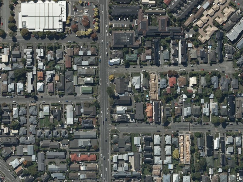 aerial view of St Saviour's Anglican Church - Sydenham and the ground around it