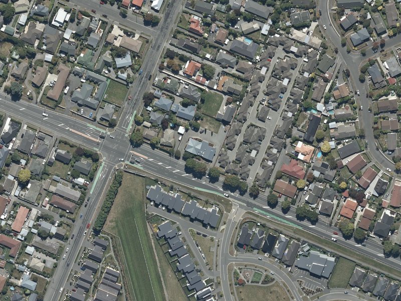 aerial view of St Stephens Methodist Church Centre and the ground around it