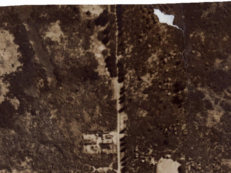 429-445 Bower Avenue from the air, 1925-1929