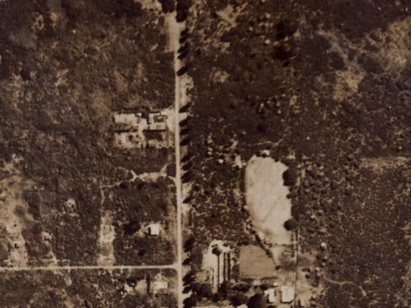 432 Bower Avenue from the air, 1925-1929