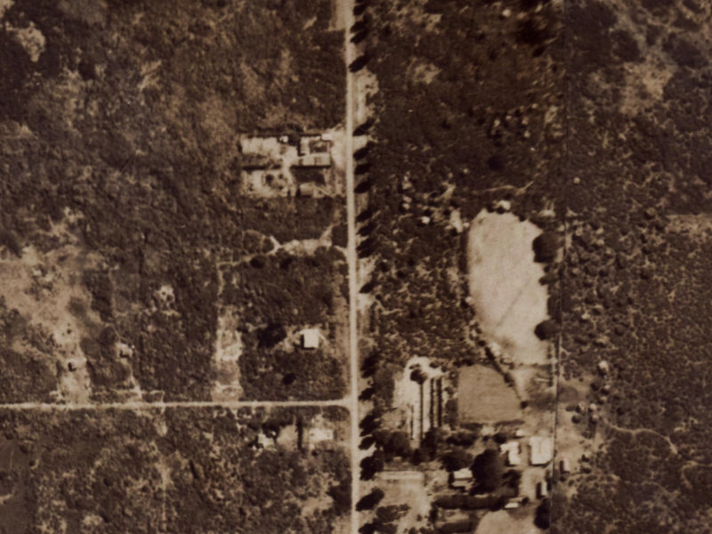 417 Bower Avenue from the air, 1925-1929