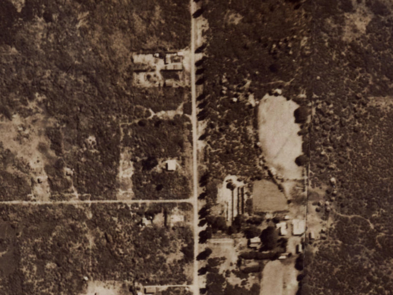 413 Bower Avenue from the air, 1925-1929