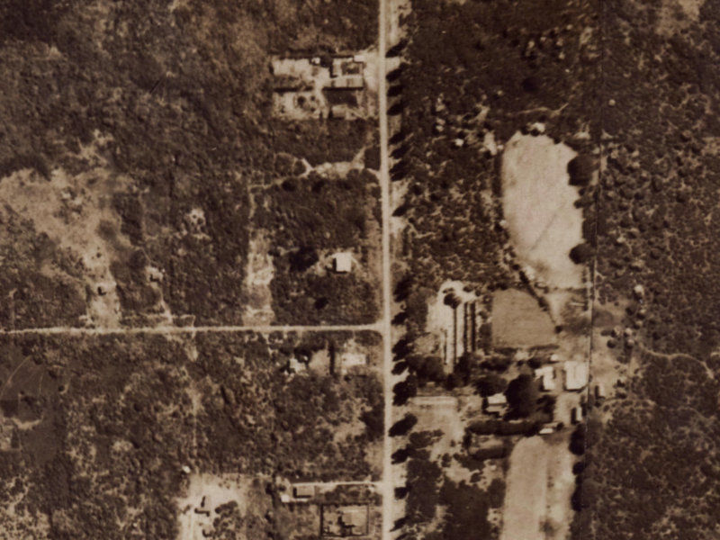 411 Bower Avenue from the air, 1925-1929