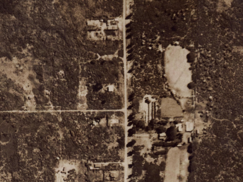 409 Queenspark Drive from the air, 1925-1929