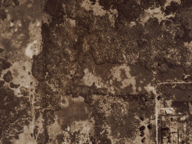 Beauford Place from the air, 1925-1929