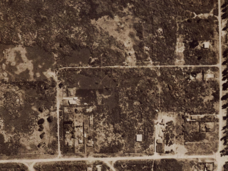 404 Bower Avenue from the air, 1925-1929