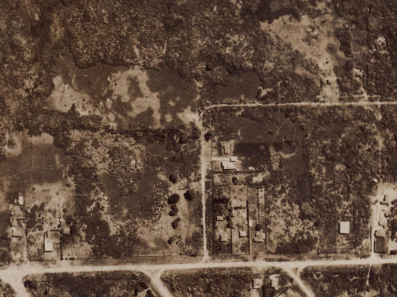 Badger Street from the air, 1925-1929